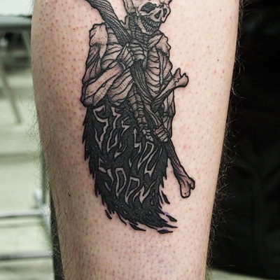 krampus neal panda tattoo krampus neal panda tattoo